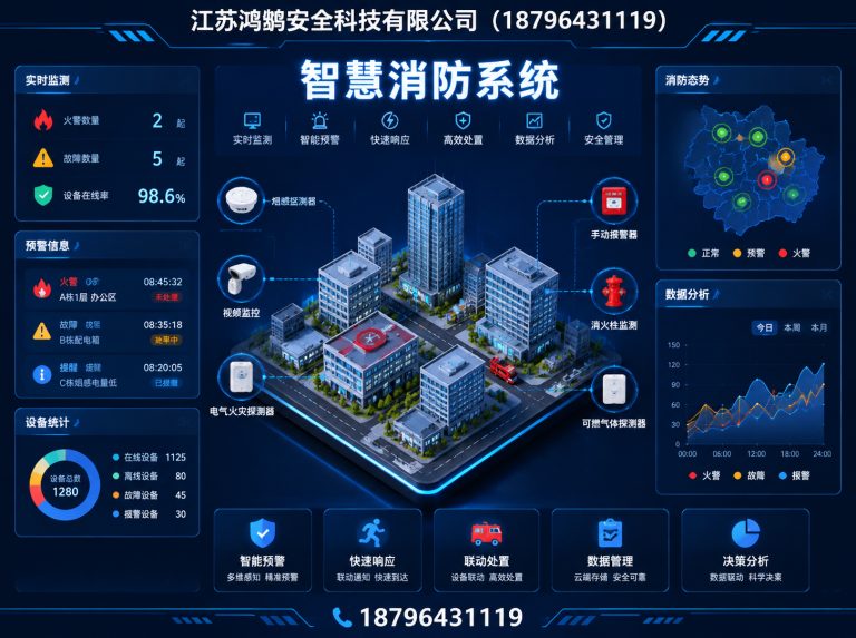 通化智慧消防系统展示图